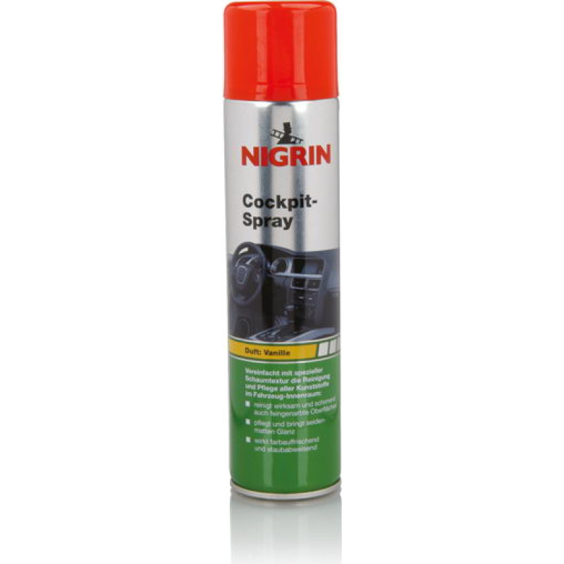 Nigrin Cockpit Spray (Vanilla, 400 ml)