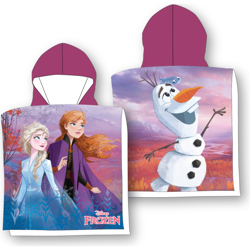 FAST DRY PONCHO 50X100 CM FROZEN FRO24-3628 MICROFIBER