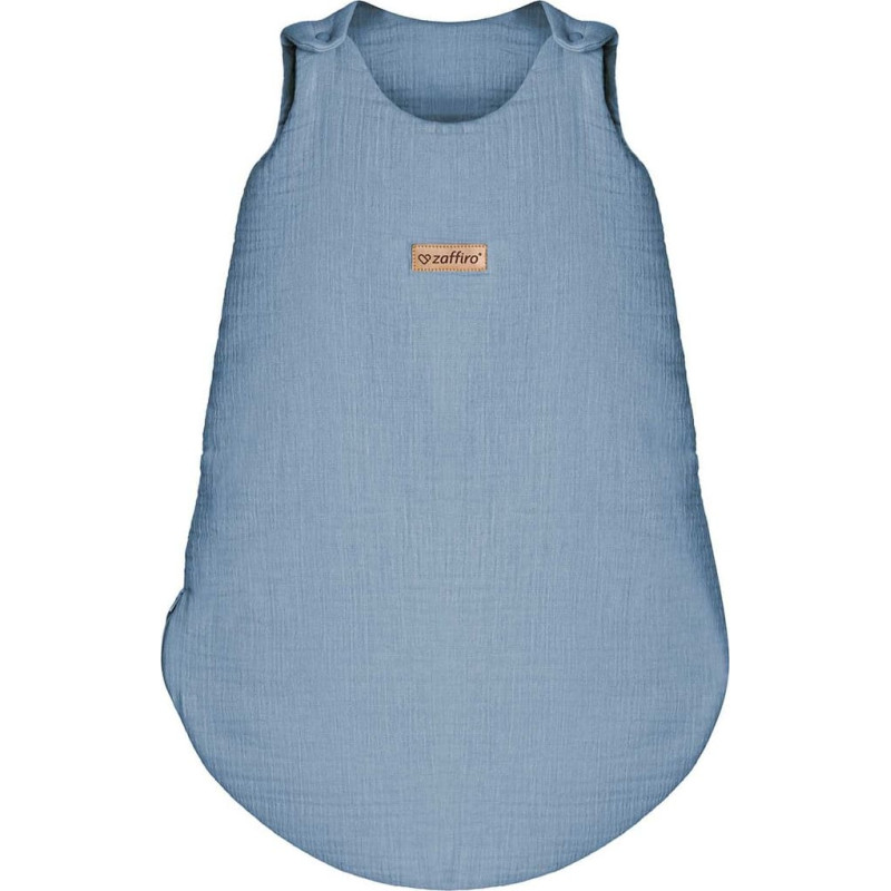 Sleeping bag muslin 0,5 TOG Malaga 6-12m baby blue