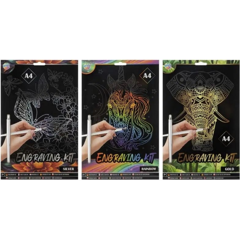 Moxy kraapimiskunst A4