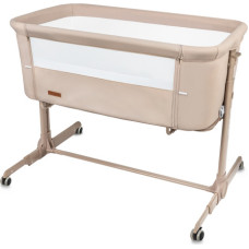 Kidwelli kokkupandav 2-in-1 voodi NALI, beež: kõrvalvoodi või eraldiseisev voodi