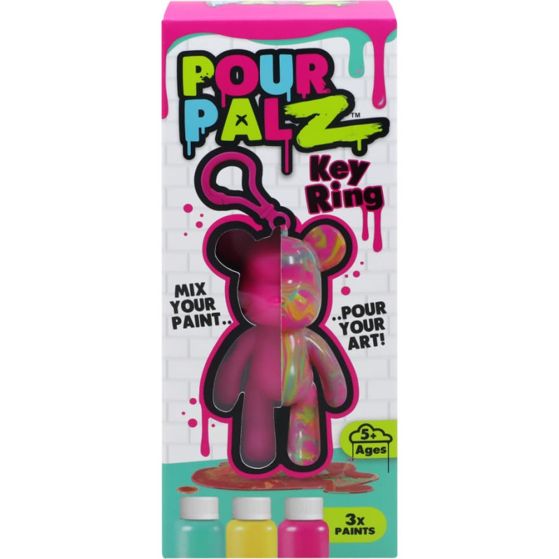 Pour Palz DIY Mini dažų me&scaron;kutis su pakabučiu