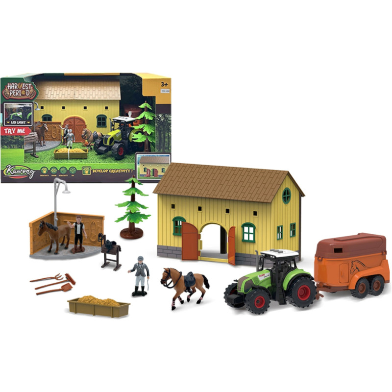 Artyk 180705 Zestaw Farma z traktorem 15 el.