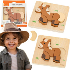 Viga Wooden Puzzle - My Friend the Horse