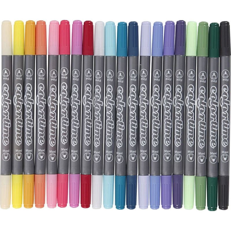 Creativ Company Creativ kahepoolsed markerid, 20 tk.