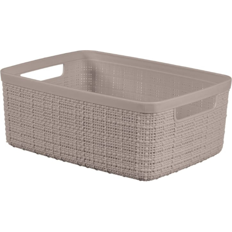 Curver Groziņ&scaron; Jute S 5L 27x20x11cm bē&scaron;s