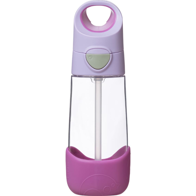 B.box BB001384 Butelka tritanowa ze słomką 450 ml Sugar Plum