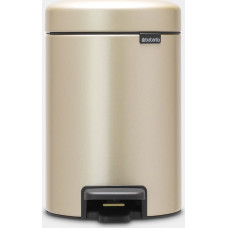 BRABANTIA Pedaaliga prügikast NewIcon, 3 l, Champagne 304408