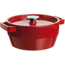 Pyrex Katls 2.2L PYREX apaļš čuguna/Ø20cm/sarkans