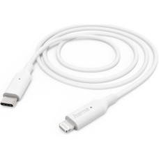 Hama 00201598 Charging Cable, USB-C - Lightning 1m white