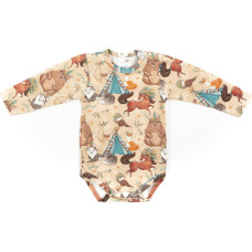 Baby In World BABY 01391 Body niemowlęce dł rękaw Boho Boy 68/74