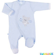 Ubranka EWA 852502 NEWBORN Pajac niebieski 56