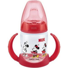 NUK ZE-104 Zestaw FC Butelka 150ml z uchwytami i wskaźnikiem temperatury DISNEY MYSZKA MIKI+ustnik silikonowy niekapek gratis