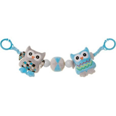 4Baby Grabulis ratiņiem OWLS blue 4BABY OB11