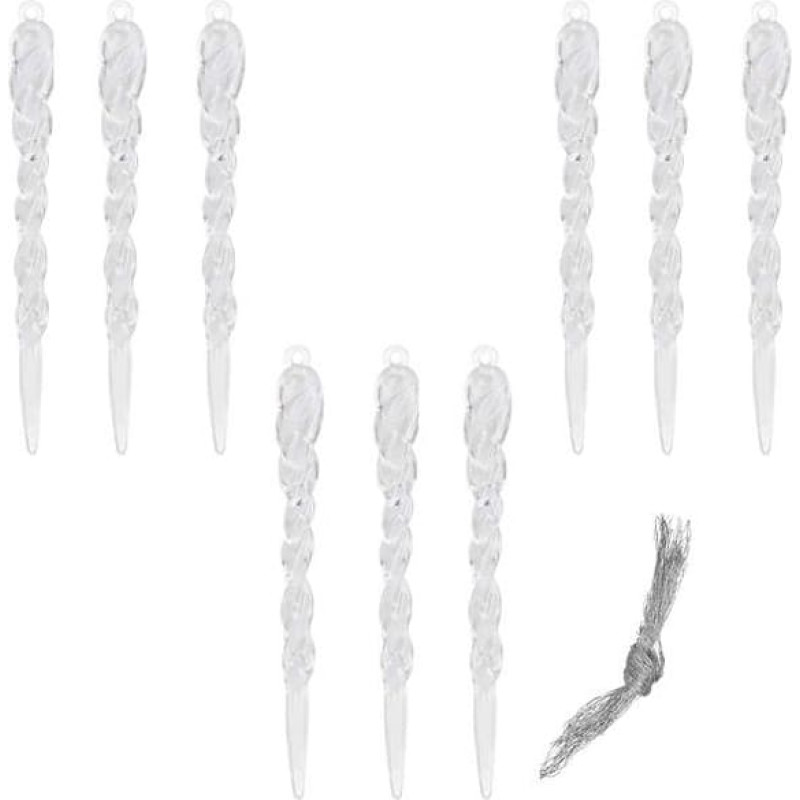 Springos Jõulujääpurikad Springos CA0747 10cm 9 tk