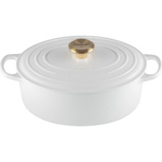 Le Creuset Čuguna katls ovāls 27cm / 4,1L balts