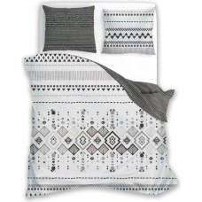 BEDDING SET NATURAL 004 220X200+2x70X80 COTTON. BOHO