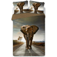 BEDDING SET ELEPHANT 160X200+2X70X80 COTTON. PERCALE