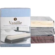 SHEET VANILLE 180X200+25 DARK GREY TERRY WITH ELASTIC BAND 80% COTTON. 20% PL.