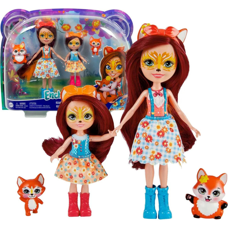 Enchantimals Felicity and Feana dolls HCF81 HCF79