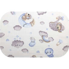 Ega Kids Diaper - 13681 - TETRA - EGA - KOALA on the MOON - BLUE - size 70x80 cm