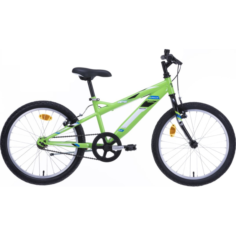 Bimbo Bike laste jalgratas 20" "BULLET", must/roheline