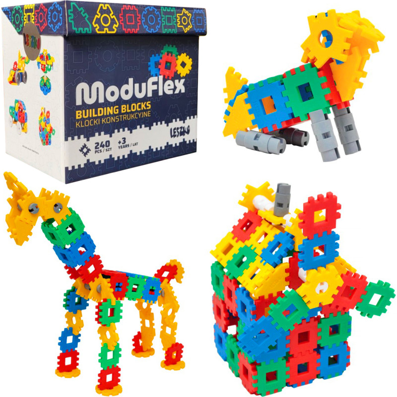 KLOCKI KONSTRUKCYJNE MODUFLEX 240 ELEM.