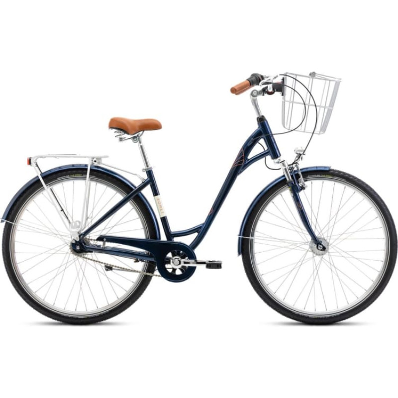 Romet Jalgratas ROMET Art Deco Lux, esikorviga, sinine (M)