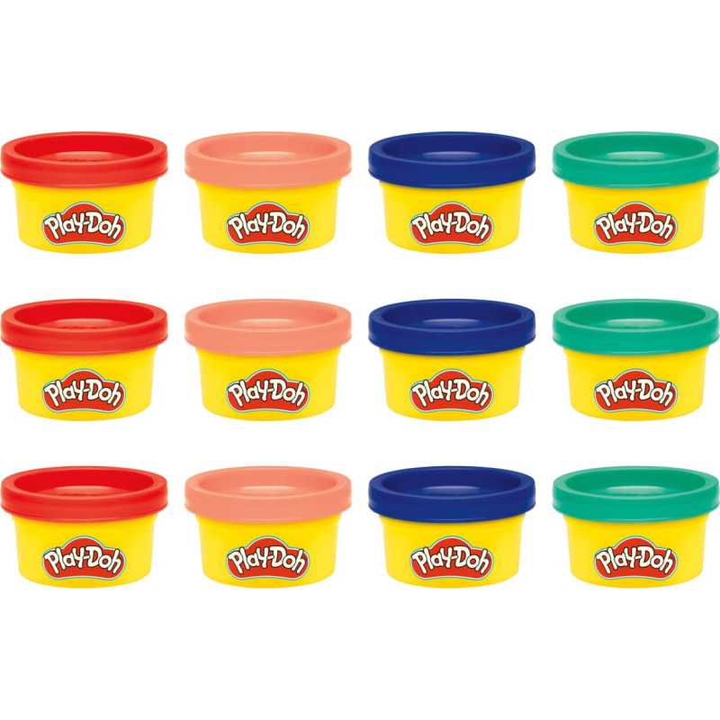 Hasbro Play Doh PLAY-DOH Mini indelių rinkinys, 12 vnt.