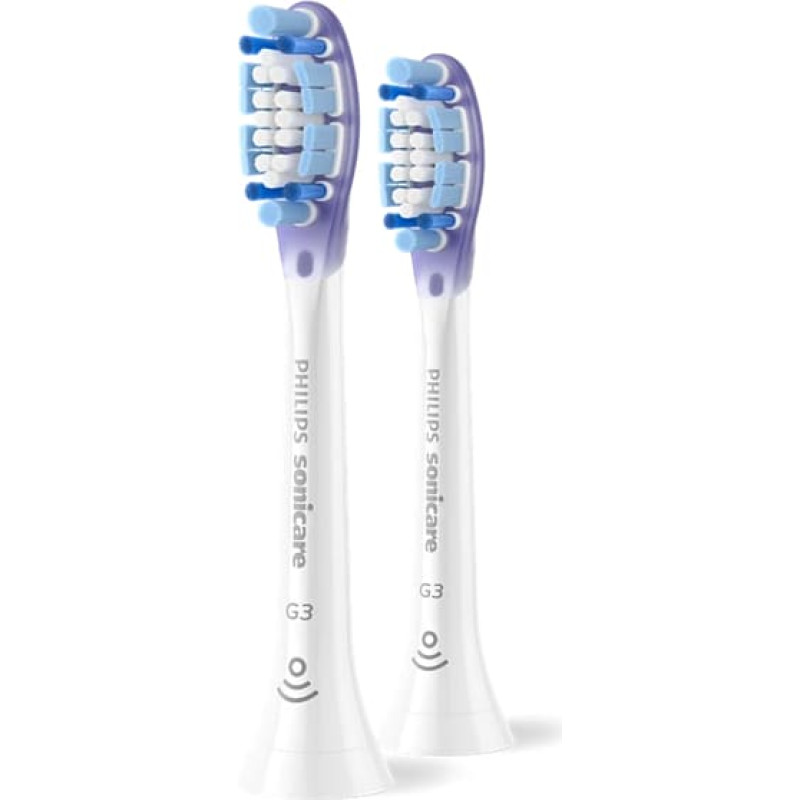 Philips Sonicare G3 Premium Gum Care Standard zobu birstes uzgalis, 2gab, balts - HX9052/87