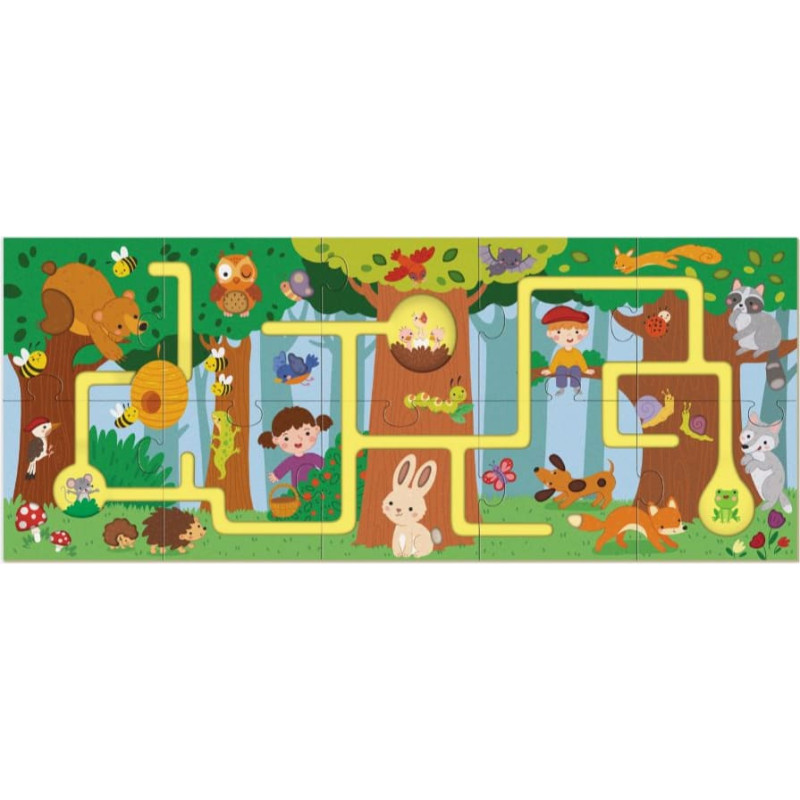 Dodo Baby toys Puzzle labyrinth "My forest trip"