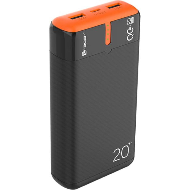 Tracer 47516 EnerGen 20000mAh Power Bank black/orange