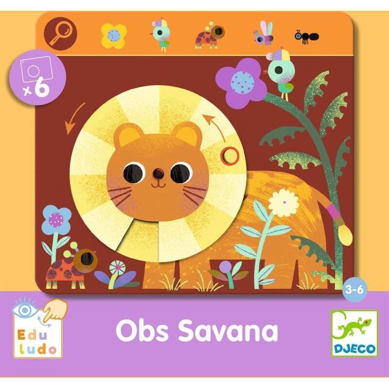 Djeco &Otilde;ppem&auml;ng - Eduludo - Savanni vaatlus