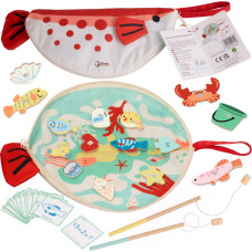 Classic World Edukacyjna Gra Łowienie Rybek na Magnes z Kartami do Nauki Liczenia