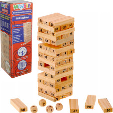 GRA UKŁADANKA DREWNIANA WIEŻA