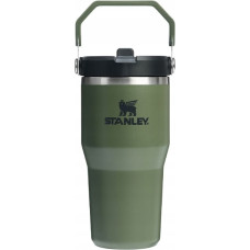Stanley Termokrūze ar salmiņu The IceFlow Flip Straw 2.0 Tumbler 0,6L tum&scaron;i zaļa
