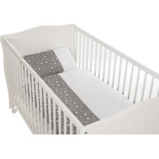 Fillikid voodipesukmplekt 100 x 135 cm Tähed, hall