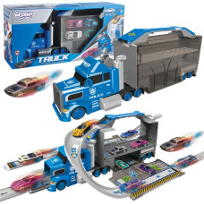 Woopie Ciężar&oacute;wka Policyjna 2w1Transporter Tor Samochodowy