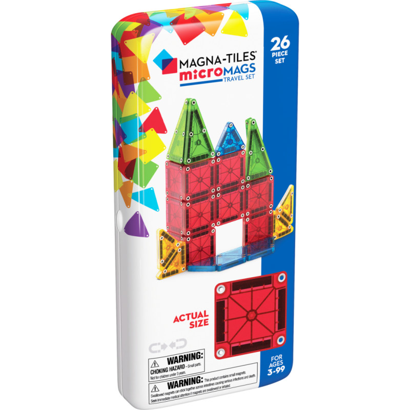 Magna-Tiles Micromags reisikomplekt, 26 osa