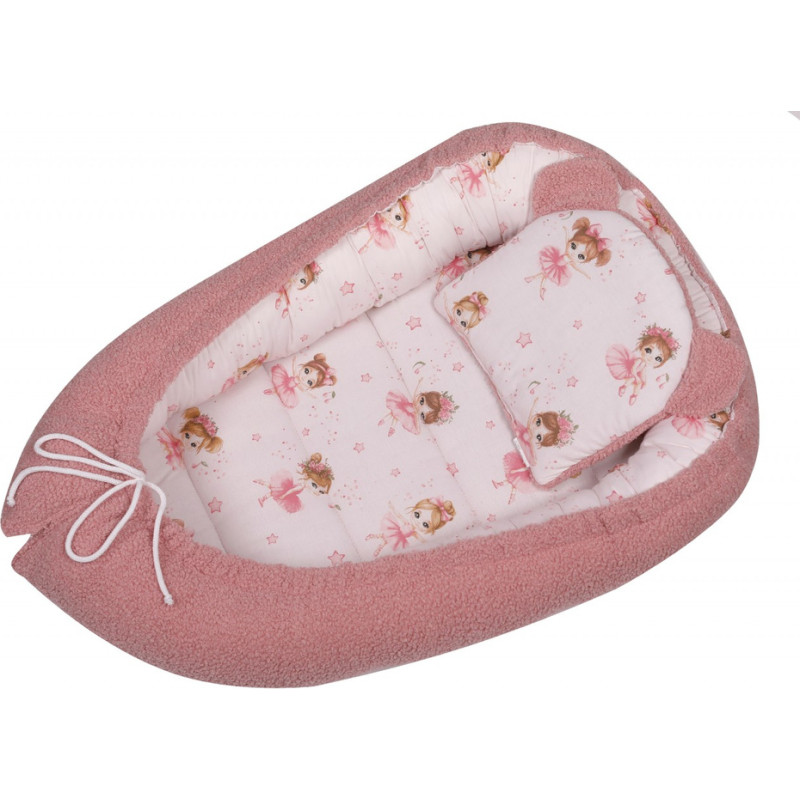 Duet Baby Cocoon - 678 - with pillow - BOUCLA - DIRTY PINK