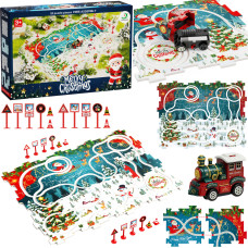 KOLEJKA TOR PUZZLE ŚWIĄTECZNE 25 ELEMENT