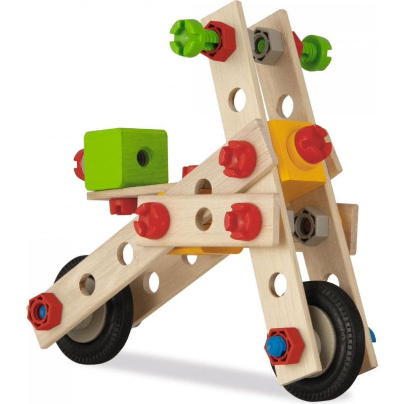 Eichhorn Wooden construction set &ndash; scooter, 65 pcs