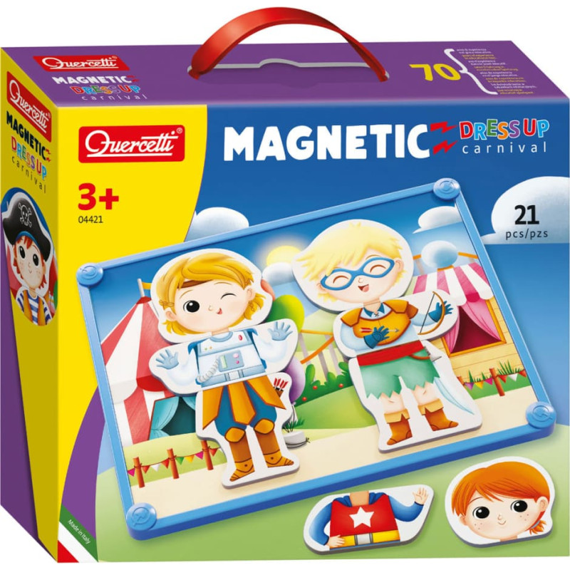 Quercetti Magnetic Dress Up - Carnival 3+ y