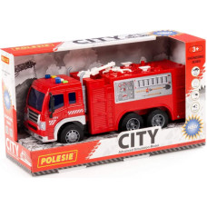 Polesie Fire truck with inertia and sound in box 32 cm 86396