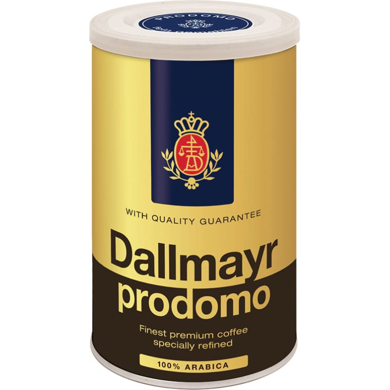 Dallmayr Ground coffee in a metal tin Prodomo 250g