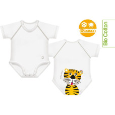 Growing body Bio Cotton 4Season 0-36m tiger
