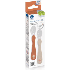 2-pack baby spoons My first spoon toffee