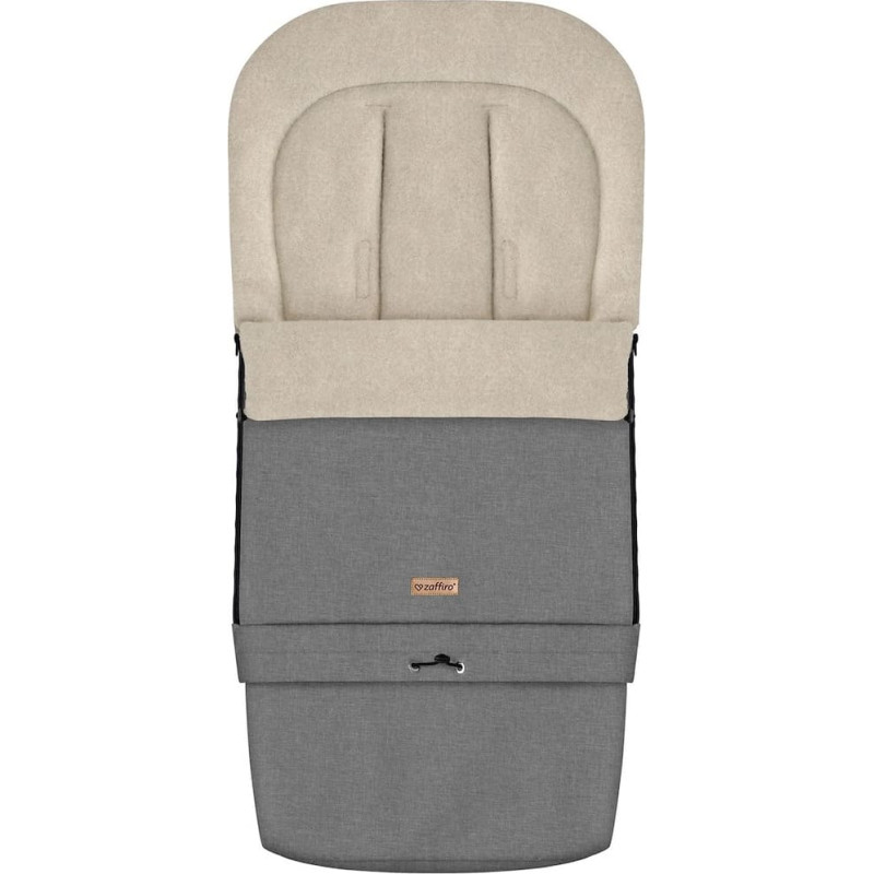 Adjustable footmuff SleepGrow Scandi 0-36m light grey