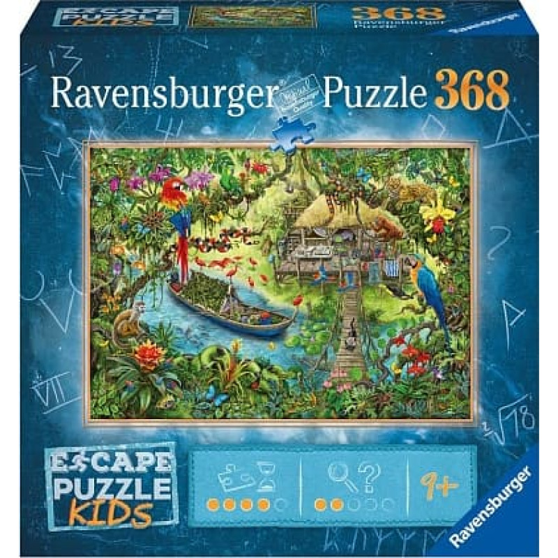 RAVENSBURGER ESCAPE KIDS pusle Džungli eksport, 368tk, 12989