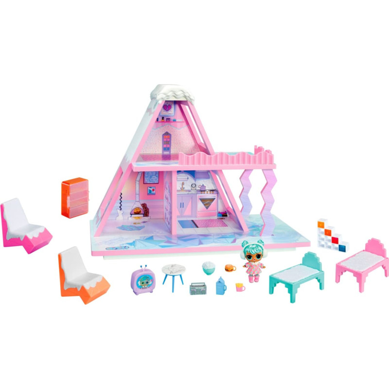 L.o.l . Surprise! "Winter Snow Chalet" ziemas māja lellēm (427735-INT)